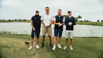 Sandberg Estates årliga golftävling med Charly Steeb